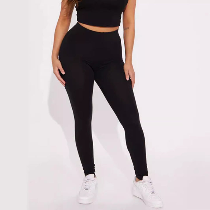 Damen Leggings mit hohem Bund und figurformendem Schnitt Drune