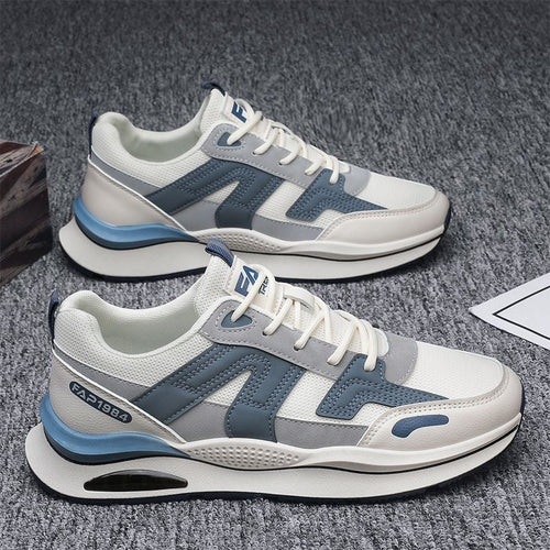 Damen moderne Freizeitsneakers mit atmungsaktivem Obermaterial und dämpfender Sohle Drune