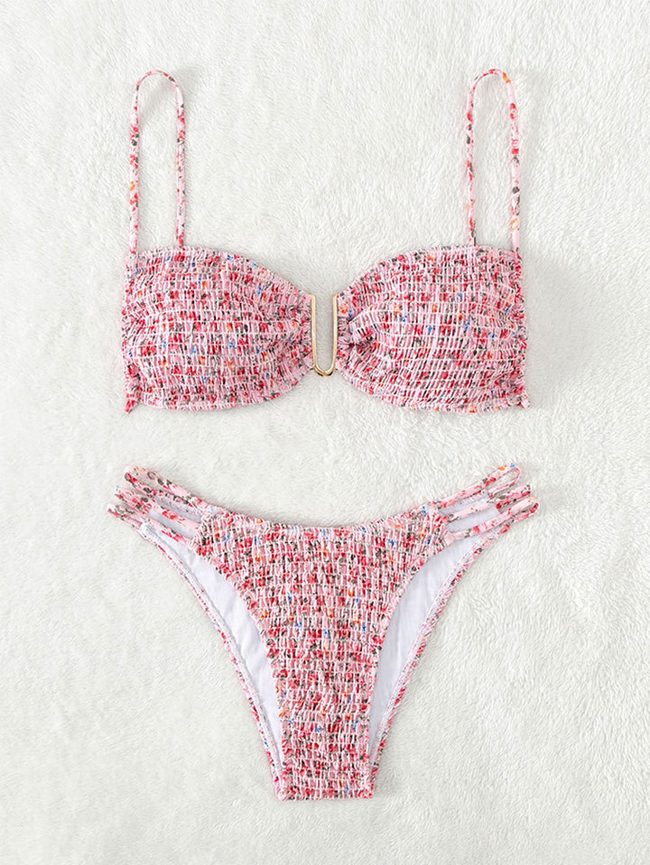 Damen Push-Up-Bikini-Set mit raffinierter Raffung Drune