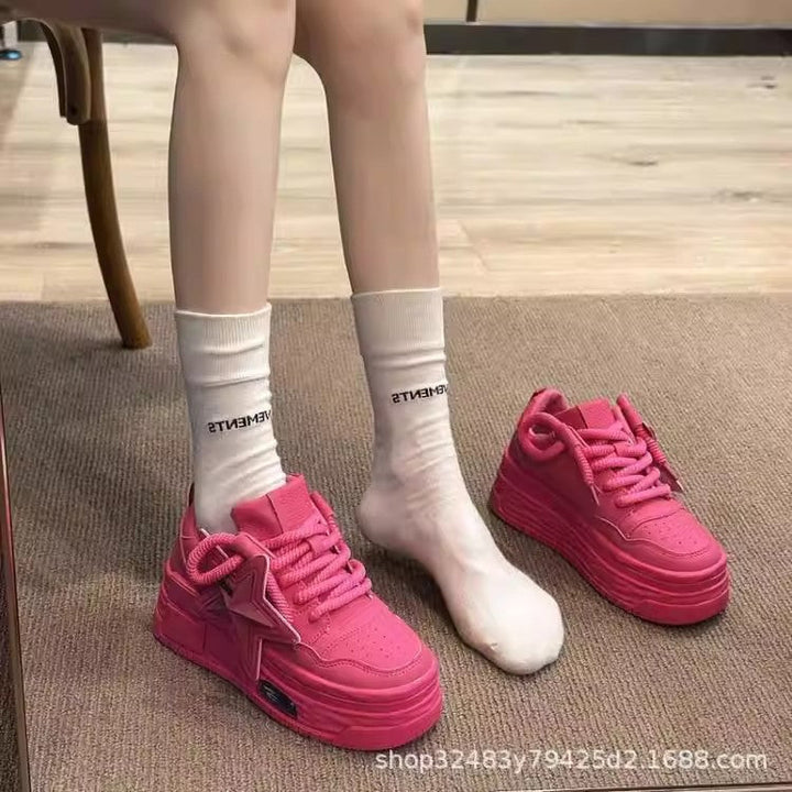 Damen Sportliche Sneakers mit modischem Sternen-Motiv und innovativer Dämpfung Drune