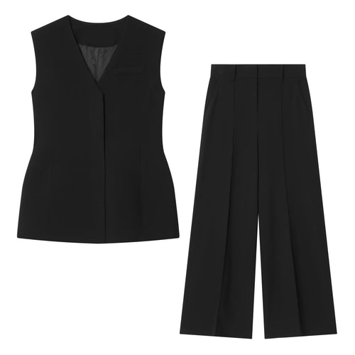 Damen elegante ärmellose Bluse Drune