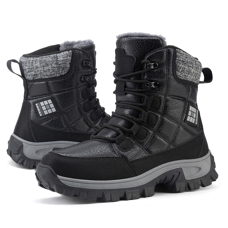 Damen Winterwanderstiefel mit isolierender Innenpolsterung und rutschfester Sohle Drune