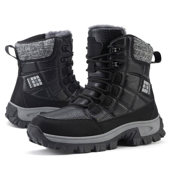 Damen Winterwanderstiefel mit isolierender Innenpolsterung und rutschfester Sohle Drune