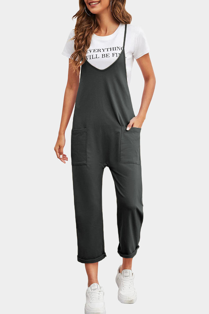 Damen entspannter Jumpsuit mit praktischen Taschen und lässigem Schnitt Drune