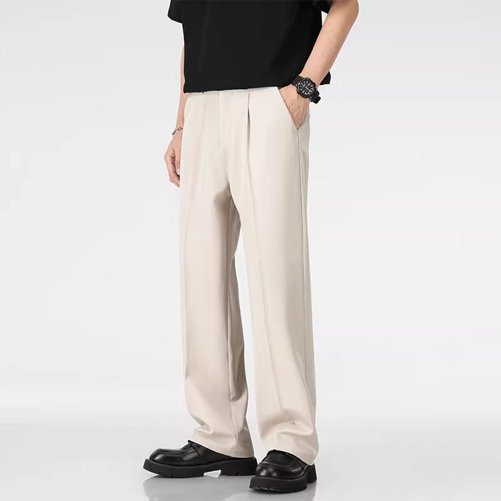 Herren Elegante und Bequeme Stoffhose