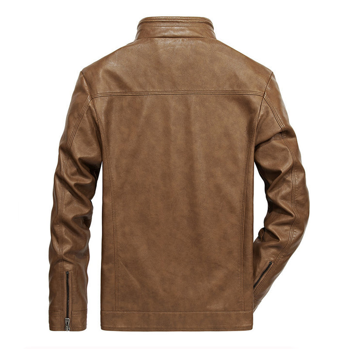 Herren Legere Lederjacke Drune