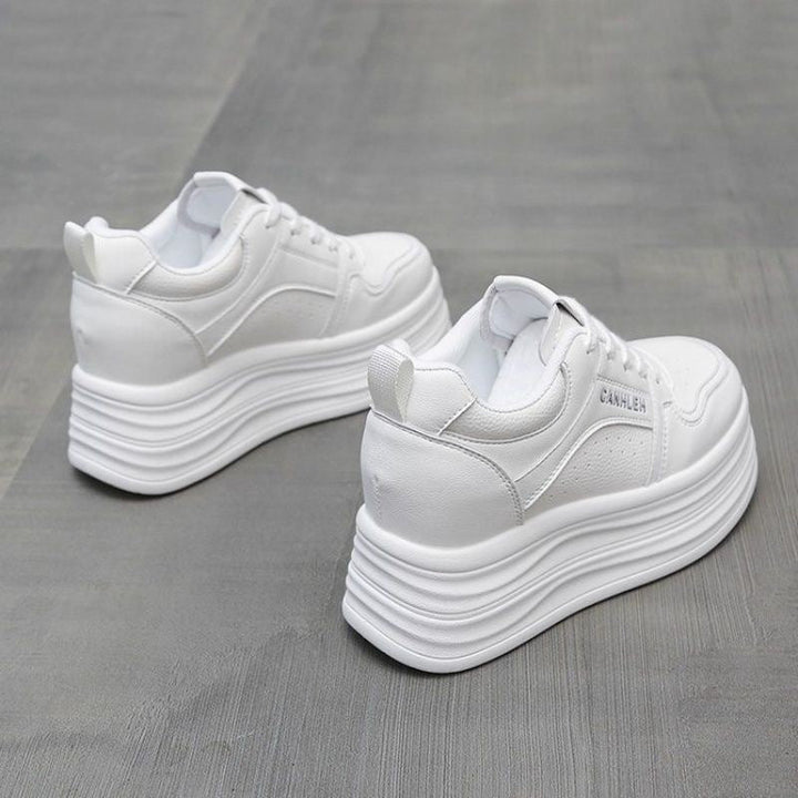 Damen Sportliche Plateau Sneakers Drune