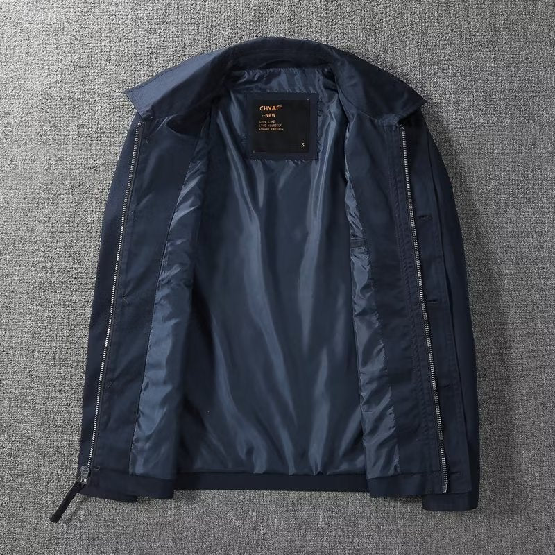 Herren Übergangsjacke mit Druckknöpfen Drune