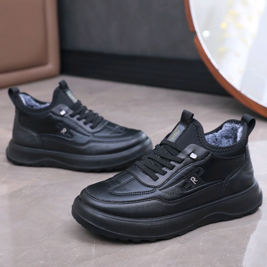 Herren Gefütterter Winter-Sneaker mit Teddyfutter und robuster Profilsohle Drune