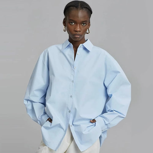 Damen Oversize-BGeschäft hemd Drune