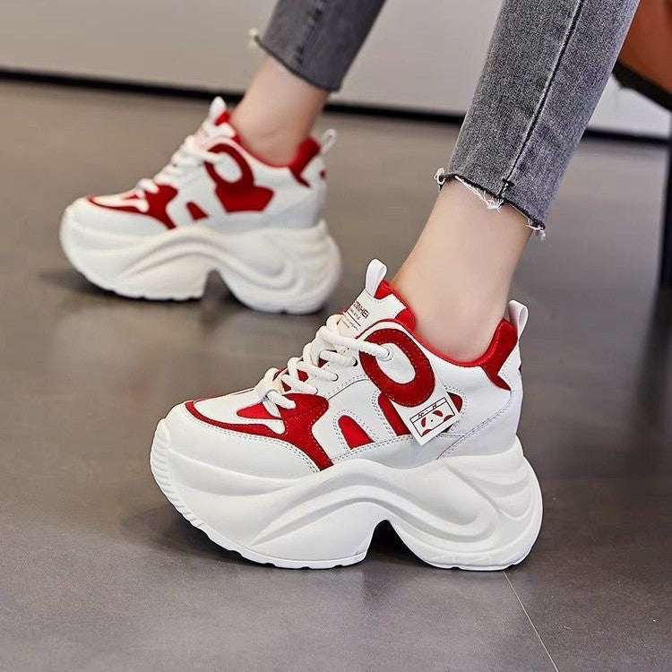 Damen modische Plateau-Sneaker Drune