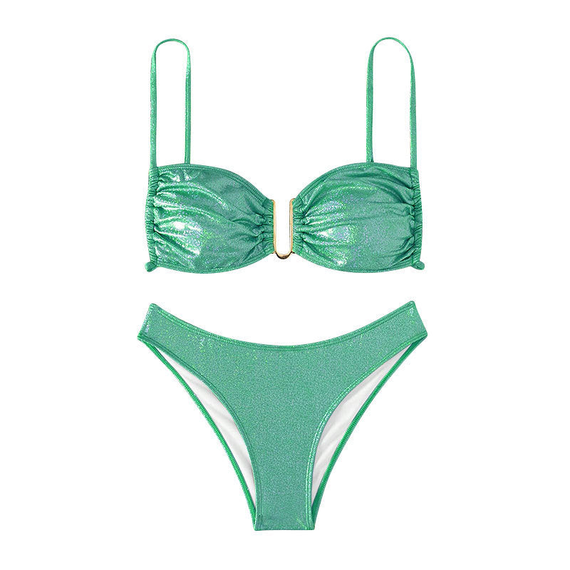 Damen Glitzernder Bikini Drune