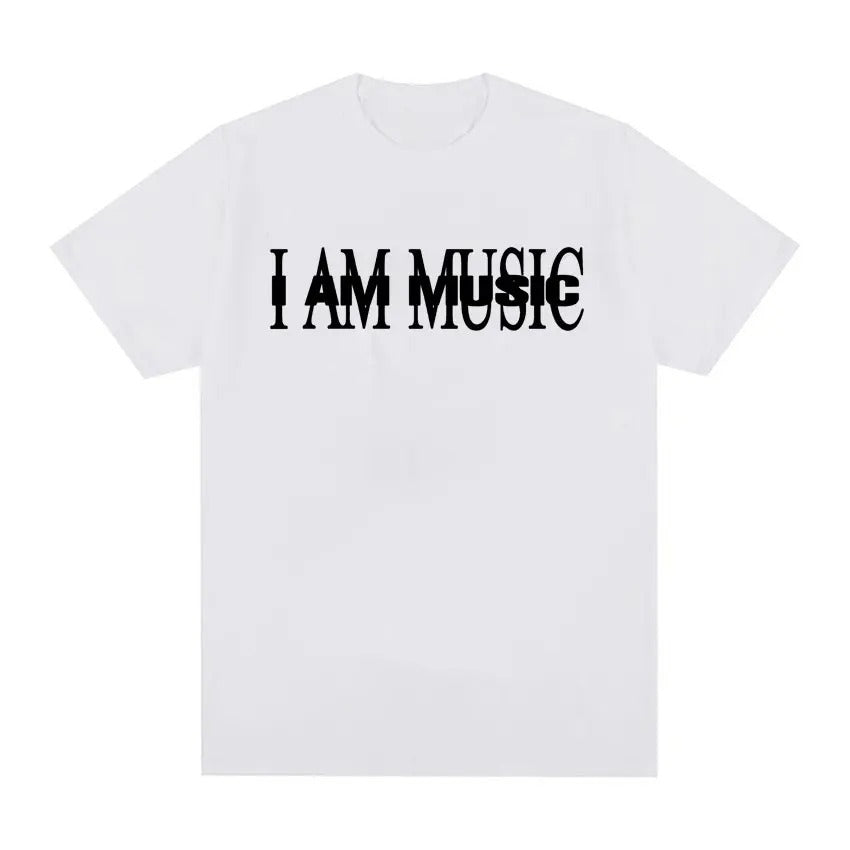 Damen T-Shirt mit modernem Typografie-Druck Drune