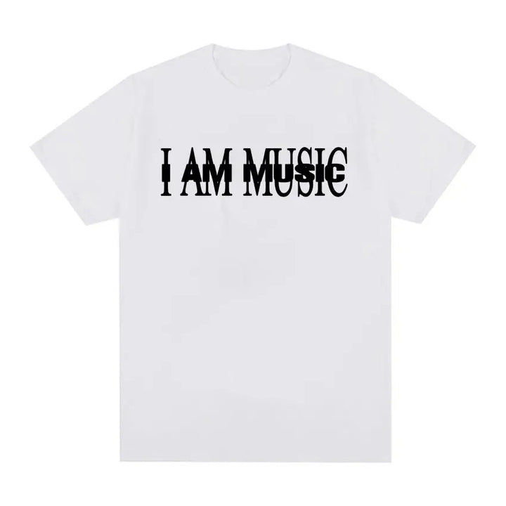 Damen T-Shirt mit modernem Typografie-Druck Drune