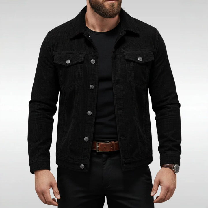 Herren Cordjacke mit Taschen