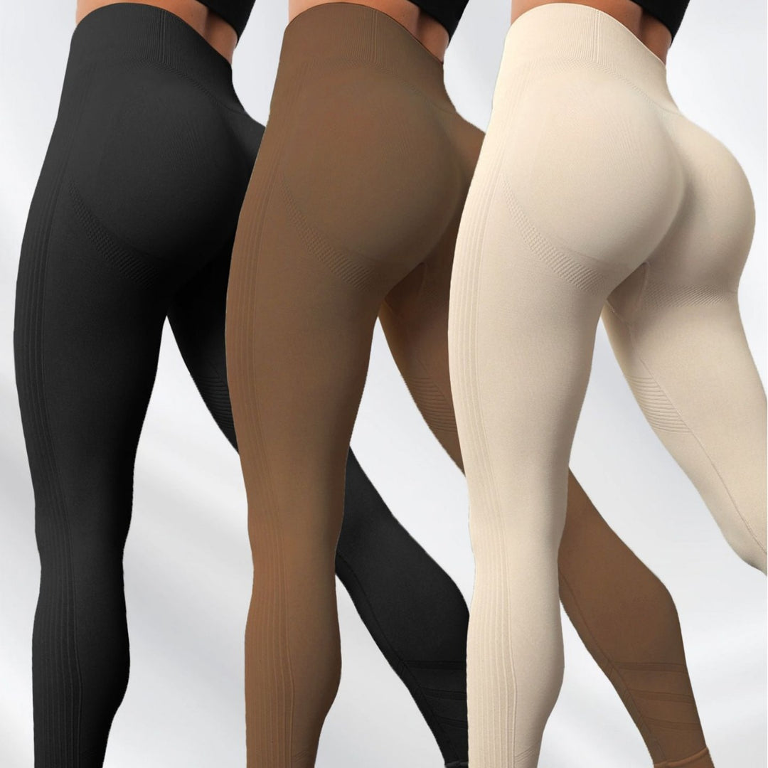 Damen Hochzentrale Kompressionsleggings mit sculpting Effekt Drune