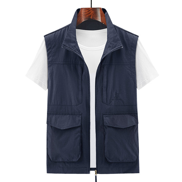 Herren Multifunktionale Outdoor-Weste mit praktischen Taschen Drune