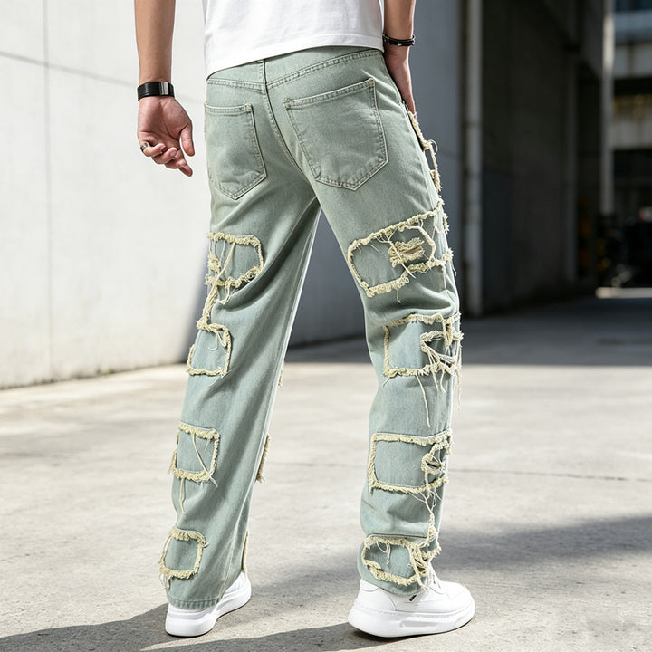 Herren Modische und lässige Jeanshose Drune