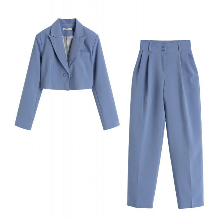 Damen Elegantes und modernes Blazer-Hosen-Set Drune