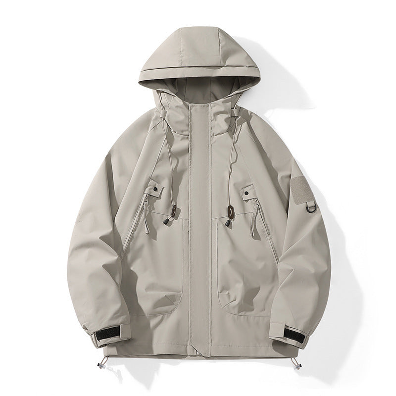 Damen Technische Outdoor-Jacke mit Verstellbarem Kapuzensystem und Multifunktionalen Taschen Drune