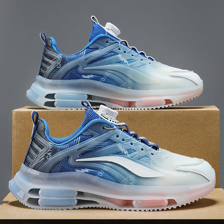 Unisex luftgepolsterte Hybrid-Sneaker mit transluzenter Hohlkammer-Zwischensohle und Drehverschluss Drune