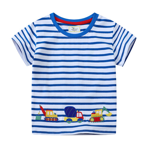 Jungen T-Shirt mit verspieltem Baustellenmotiv Drune