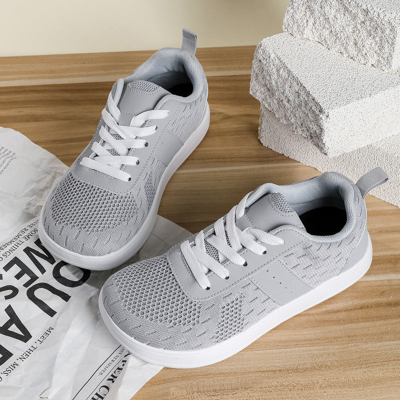 Unisex Atmungsaktive Strick-Laufsneaker mit leichter EVA-Sohle Drune