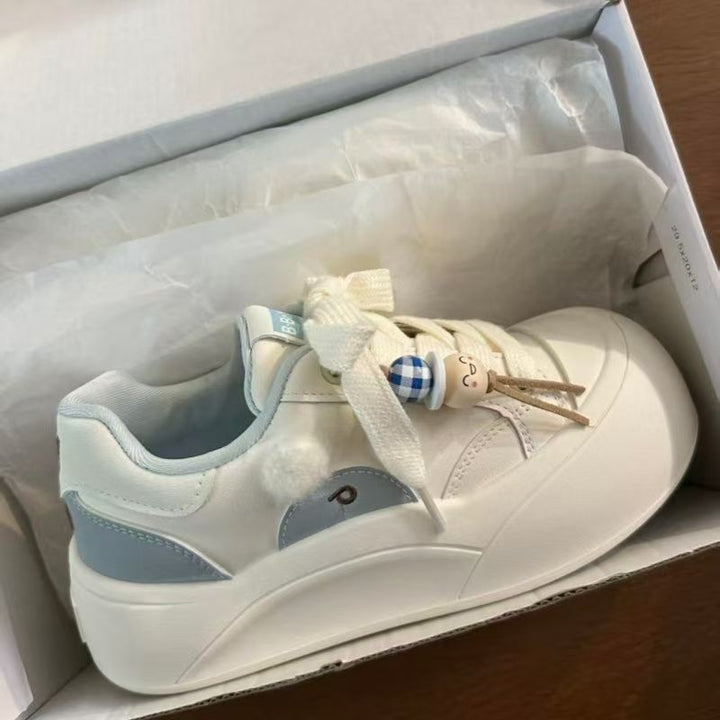 Damen Modische Sneakers mit dekorativen Applikationen und dämpfender Sohle Drune