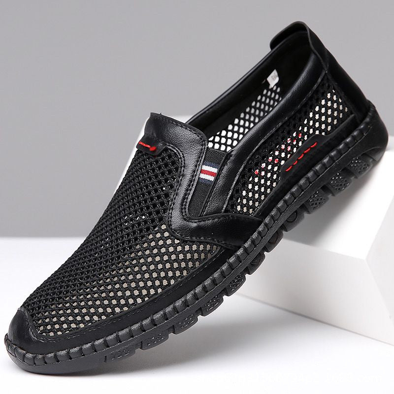 Herren Slip-On Mesh Lauf Schuhe Drune