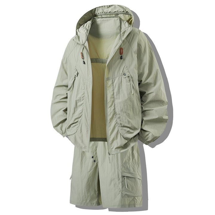 Damen Leichtgewichtige Outdoor-Jacke mit Shorts