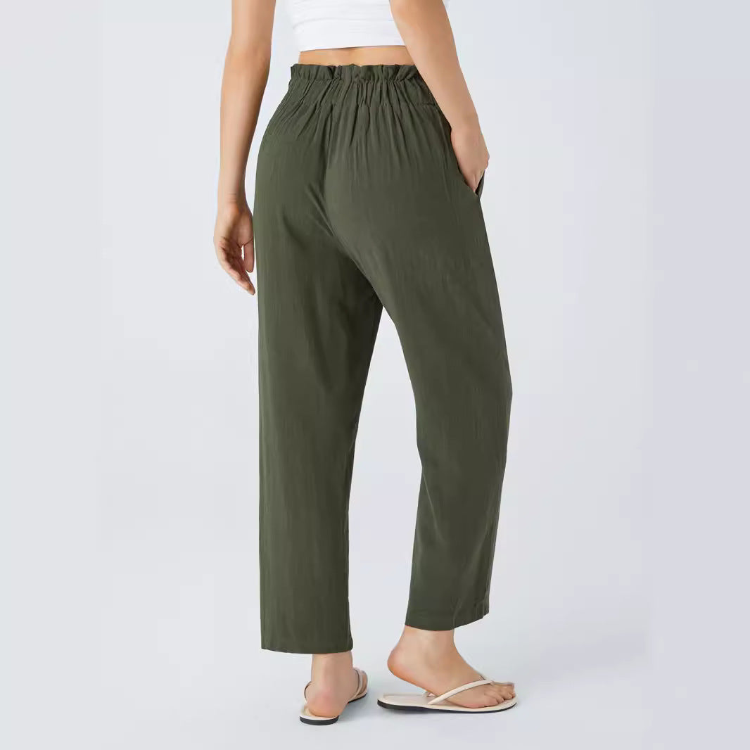 Damen Hochwertige Stoffhose Drune