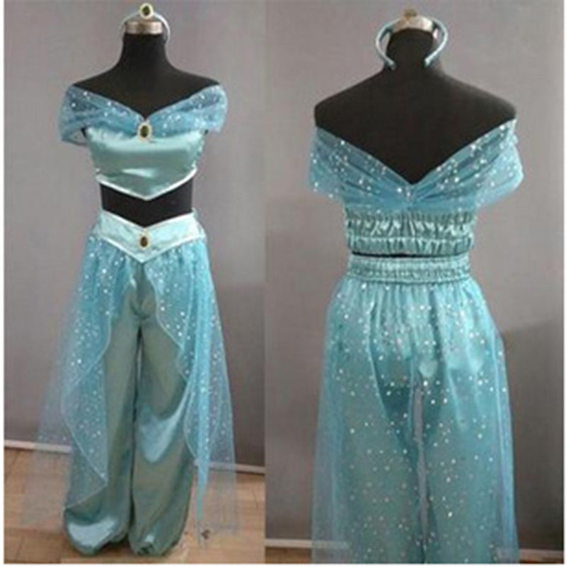 Damen Kostümanzug mit glitzernden Details und off-shoulder Design Drune
