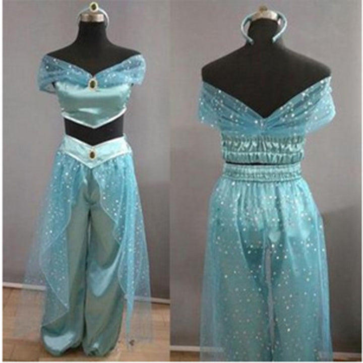 Damen Kostümanzug mit glitzernden Details und off-shoulder Design Drune