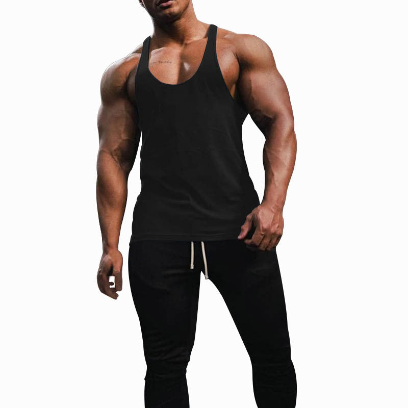 Herren Sporttanktop mit racerback Design und atmungsaktiver Baumwolle Drune