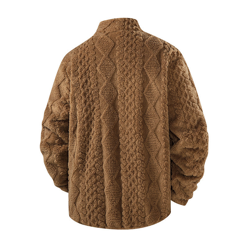Herren Kuschelige Fleecejacke Drune