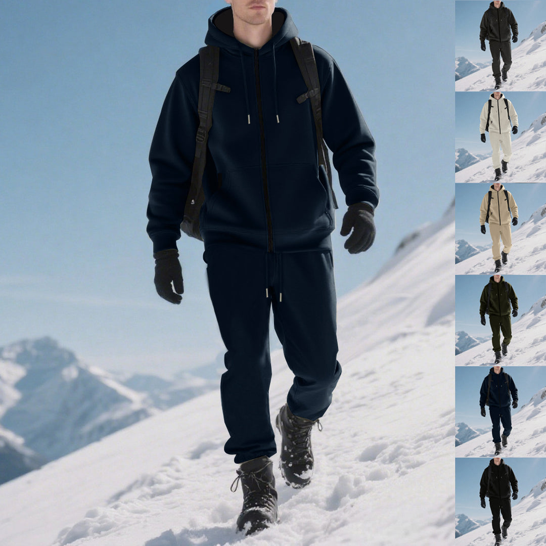 Herren Funktions-Jogginganzug mit warmem Futter und praktischen Taschen Drune