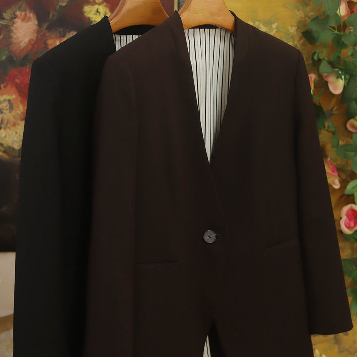 Damen Elegantes Blazer-Set mit schickem Schnitt Drune