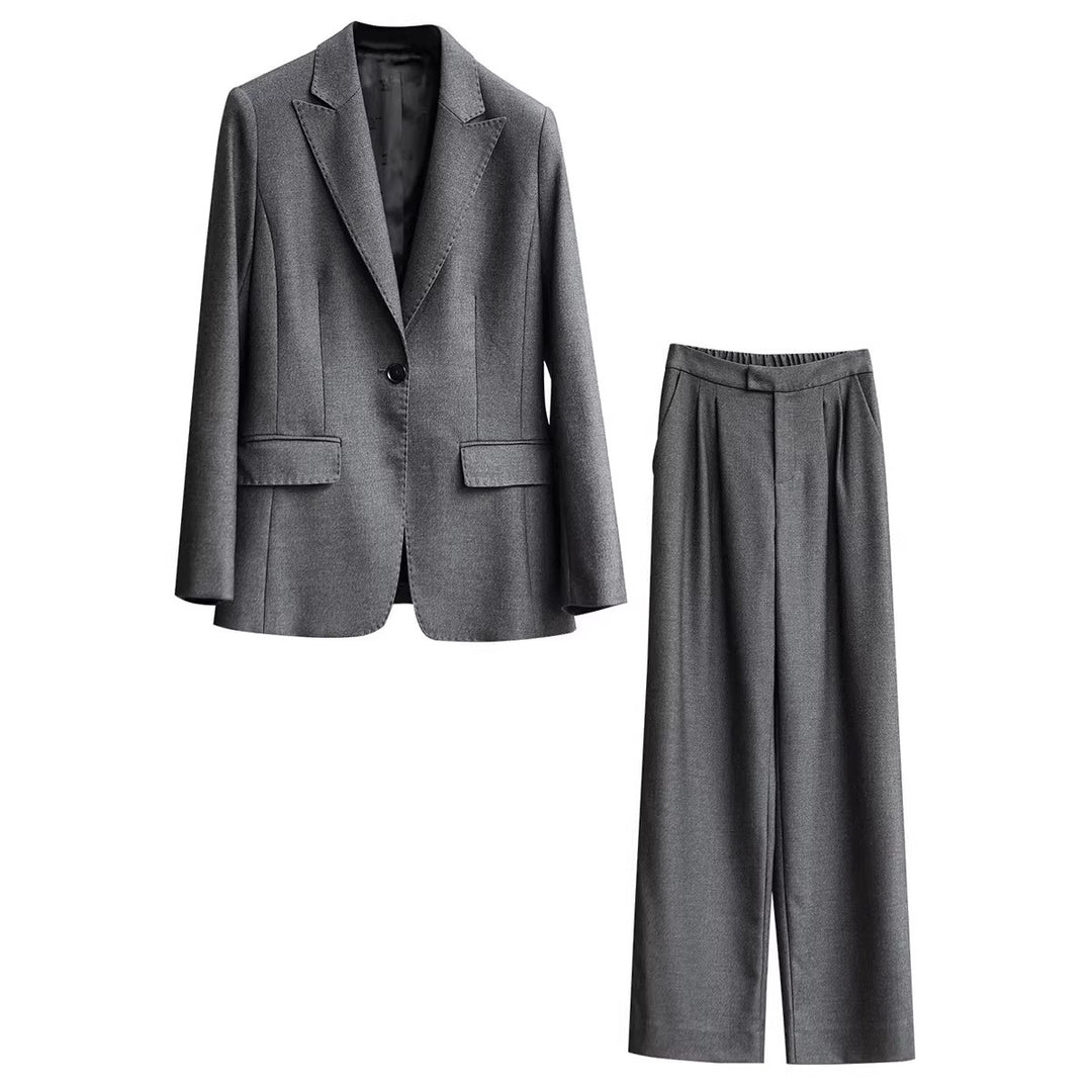 Damen Elegantes Blazer- und Hosen-Set Drune
