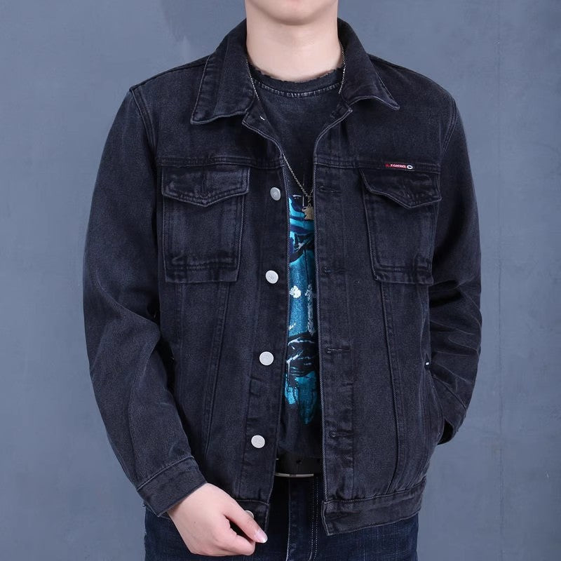 Herren Modische Denimjacke im Vintage-Stil Drune
