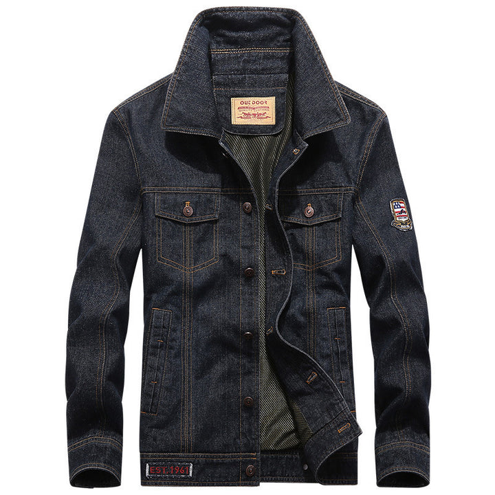Herren Klassische Jeansjacke Drune