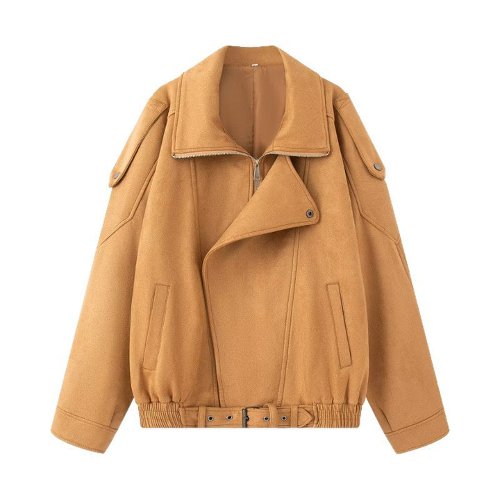 Damen lässige Oversize-Jacke aus hochwertigem Material Drune