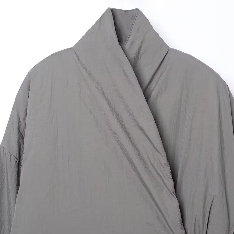 Damen Wickeljacke mit authentischem Design Drune