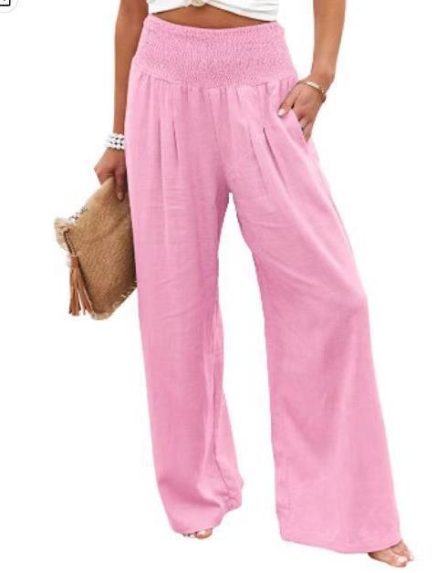 Damen weiter Sommerhose mit elastischem Bund Drune
