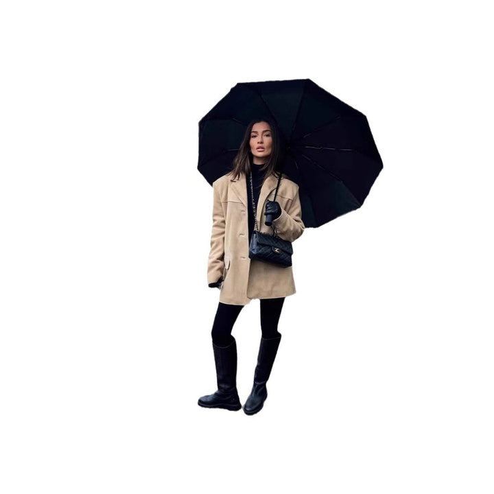 Damen Oversized Blazer mit strukturiertem Material Drune