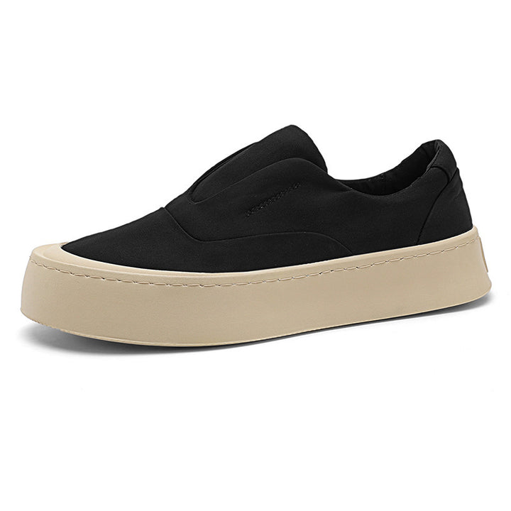 Damen Plateauslipper-Sneaker mit elastischer Schlupfpassform und dicker Gummi-Plateausohle Drune
