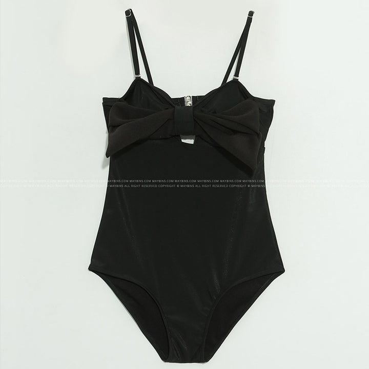 Damen Badeanzug mit elegantem Schleifendetail und komfortablem Schnitt Drune