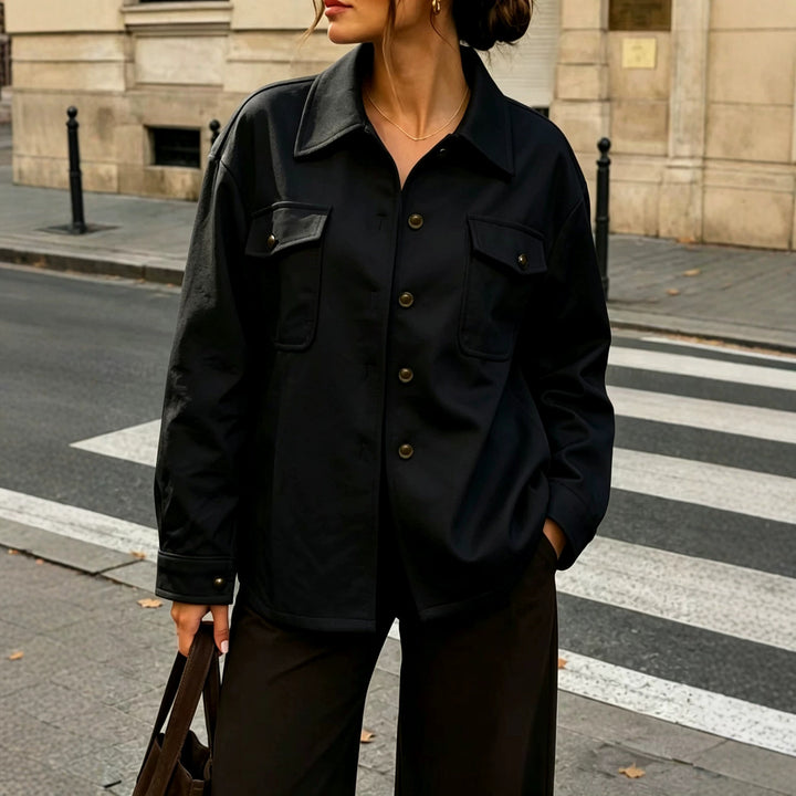 Damen Urbane Overshirt Drune