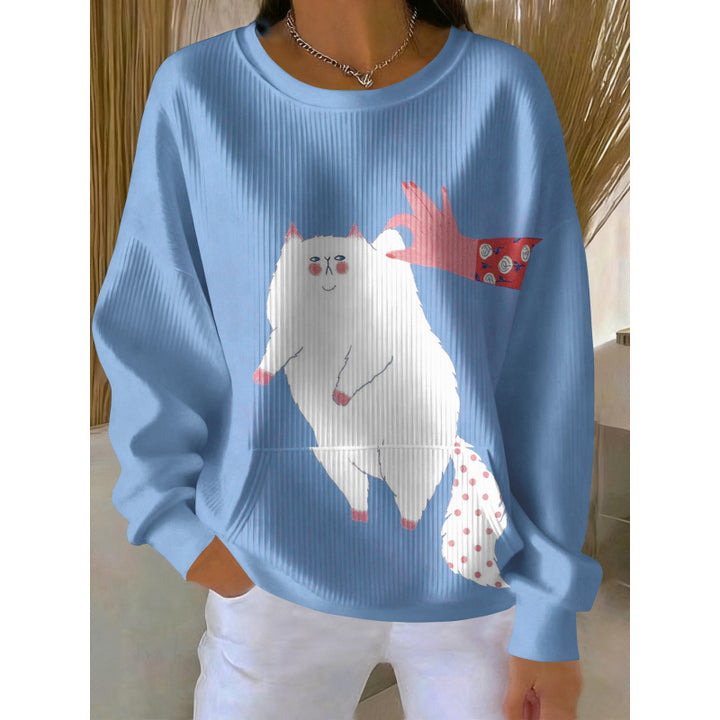 Damen Gemütlicher Pullover Drune