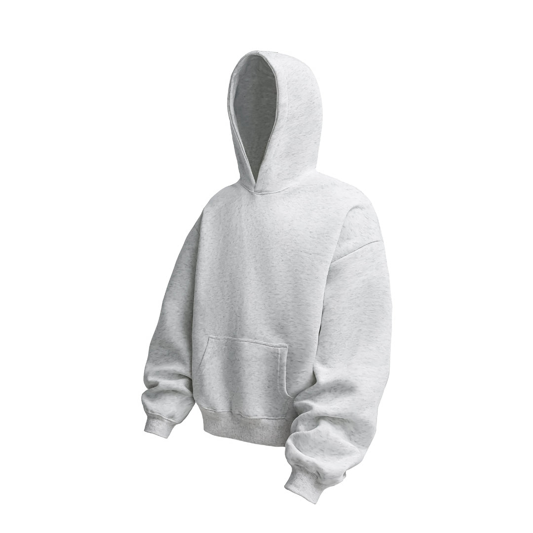 Unisex Oversize-Kapuzenpullover aus schwerer Fleecequalität mit Kängurutasche Drune
