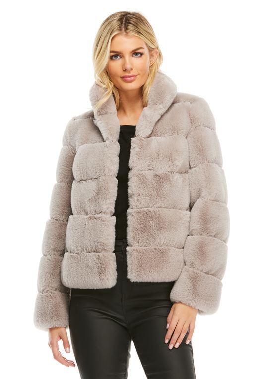 Damen Modische Daunenjacke mit hohem Kragen Drune